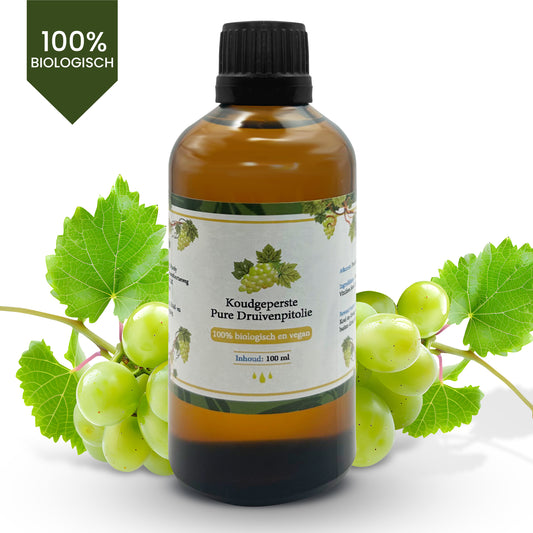 Purely Nature Koudgeperste Druivenpitolie 100% Puur - 100ml